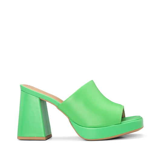 Soca Salto Alto Mulher Pele Verde