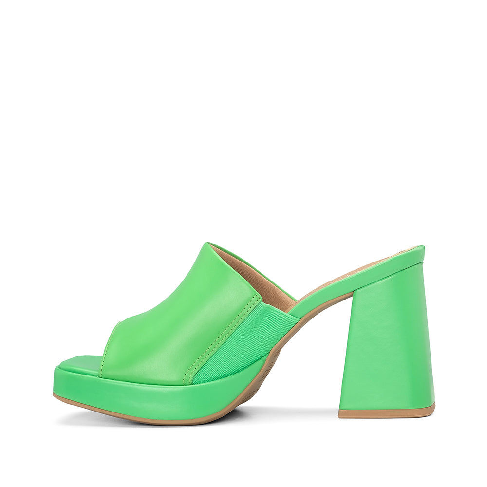 Soca Salto Alto Mulher Pele Verde