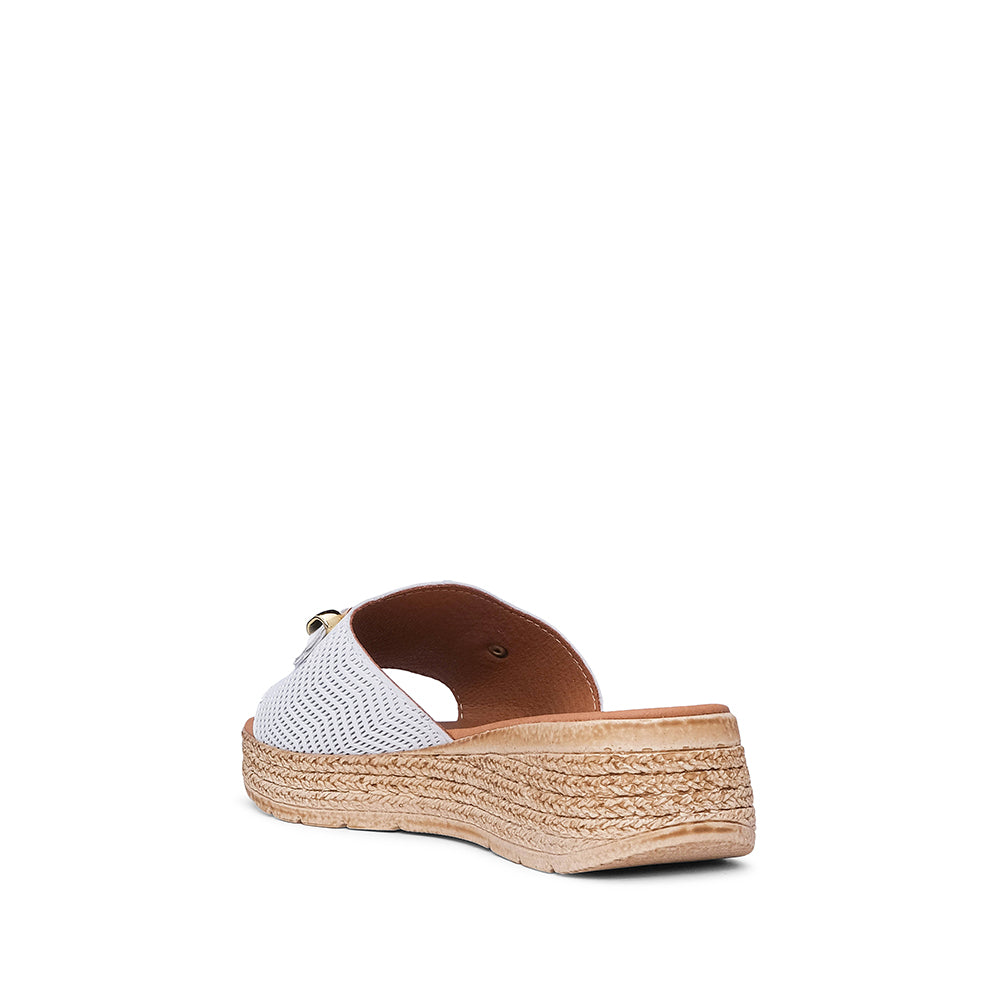 Chinelo Casual Mulher Gravado Branco