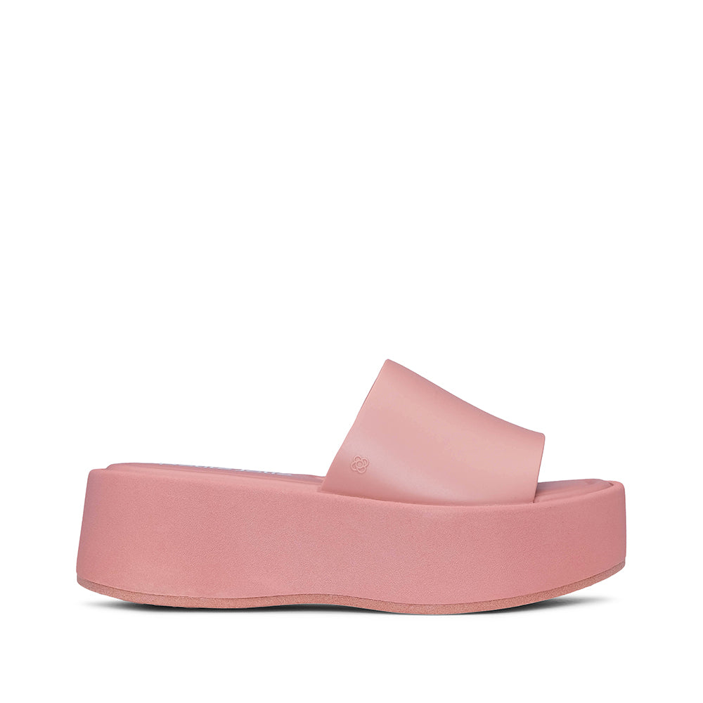 Chinelo Casual Mulher Pele Sintética Rosa