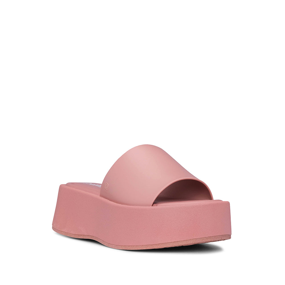 Chinelo Casual Mulher Pele Sintética Rosa