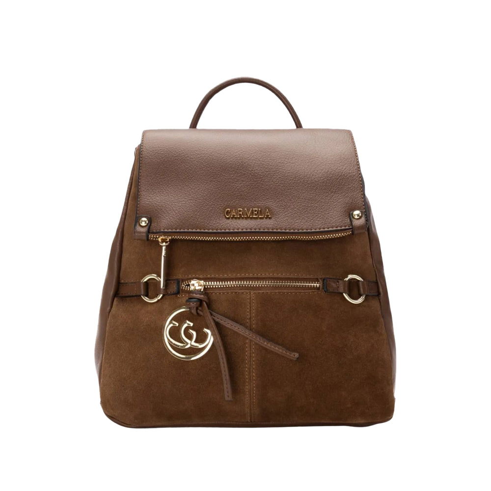Mala Mochila Mulher Camel
