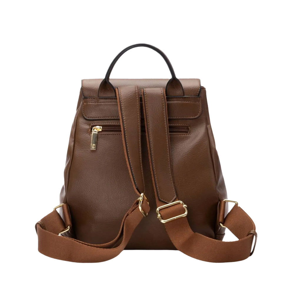 Mala Mochila Mulher Camel