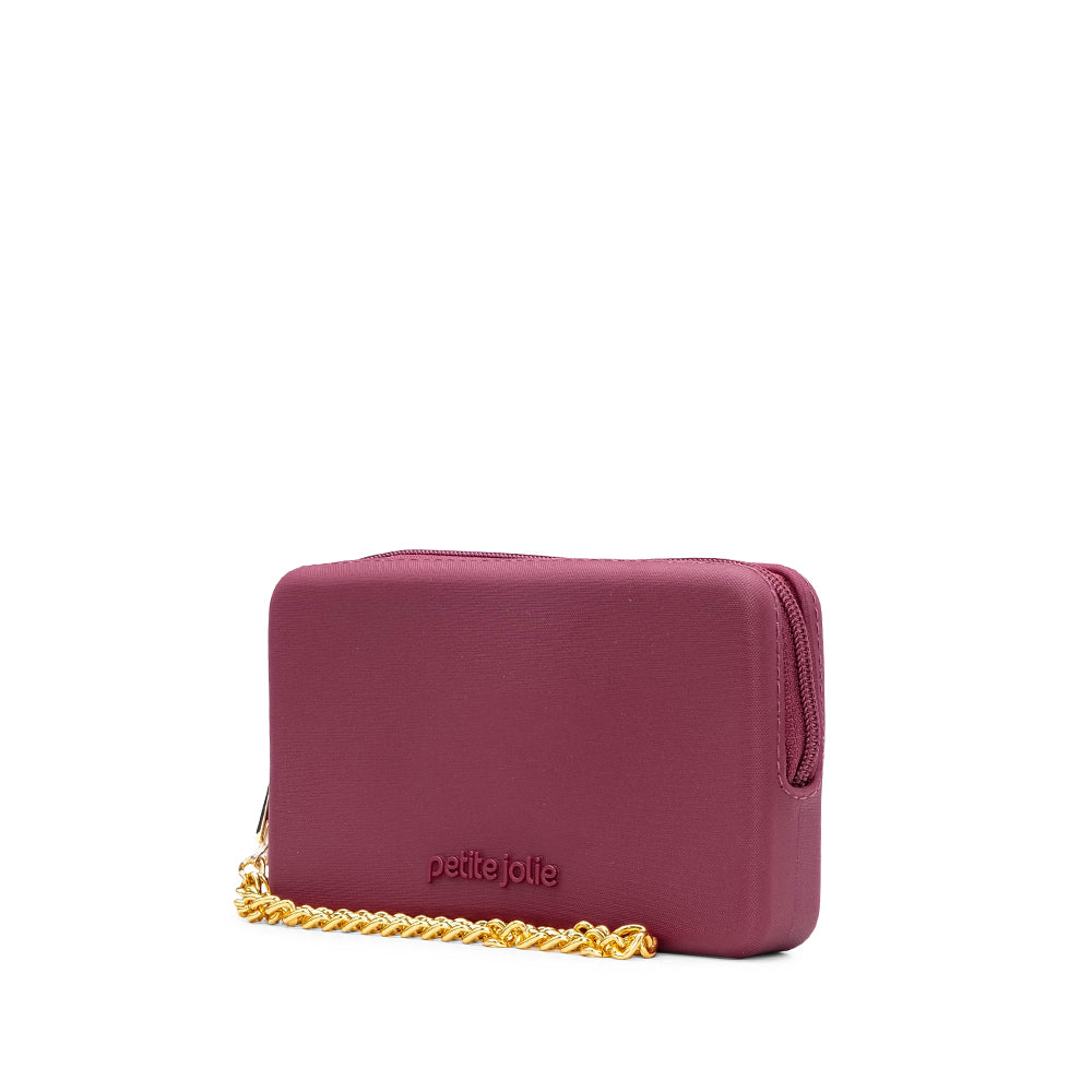 Mala Clutch Mulher Bordeaux