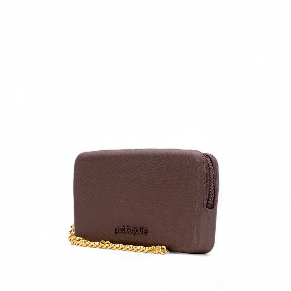 Mala Clutch Mulher Castanho