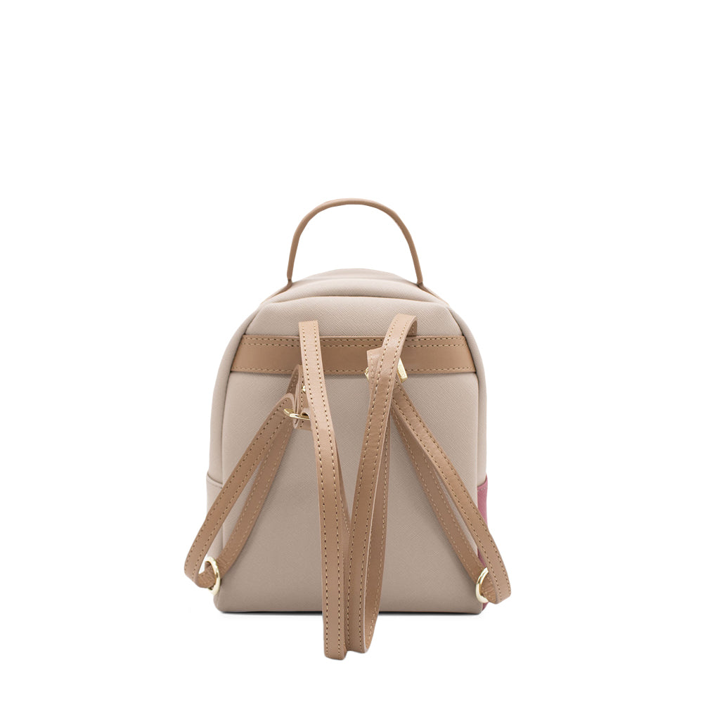 Mala Mochila Mulher Têxtil Areia