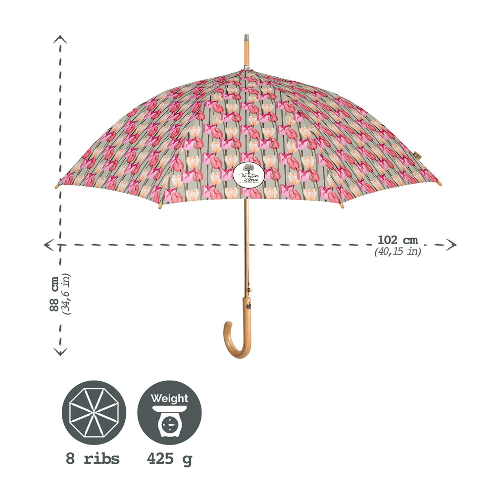 Guarda-chuva de Mão Mulher Bege