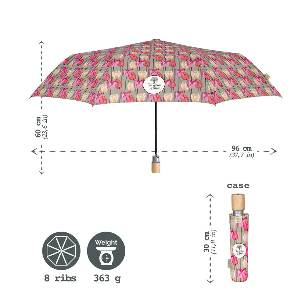 Guarda-chuva Portátil Mulher Bege