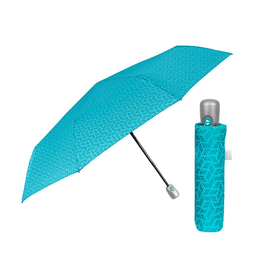 Guarda-chuva Portátil Mulher Azul