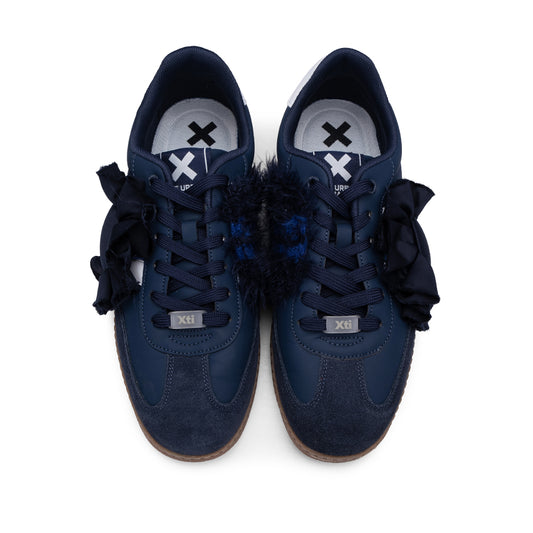 Sapatilha Com Flor e Malha lateral - Tamanho 43