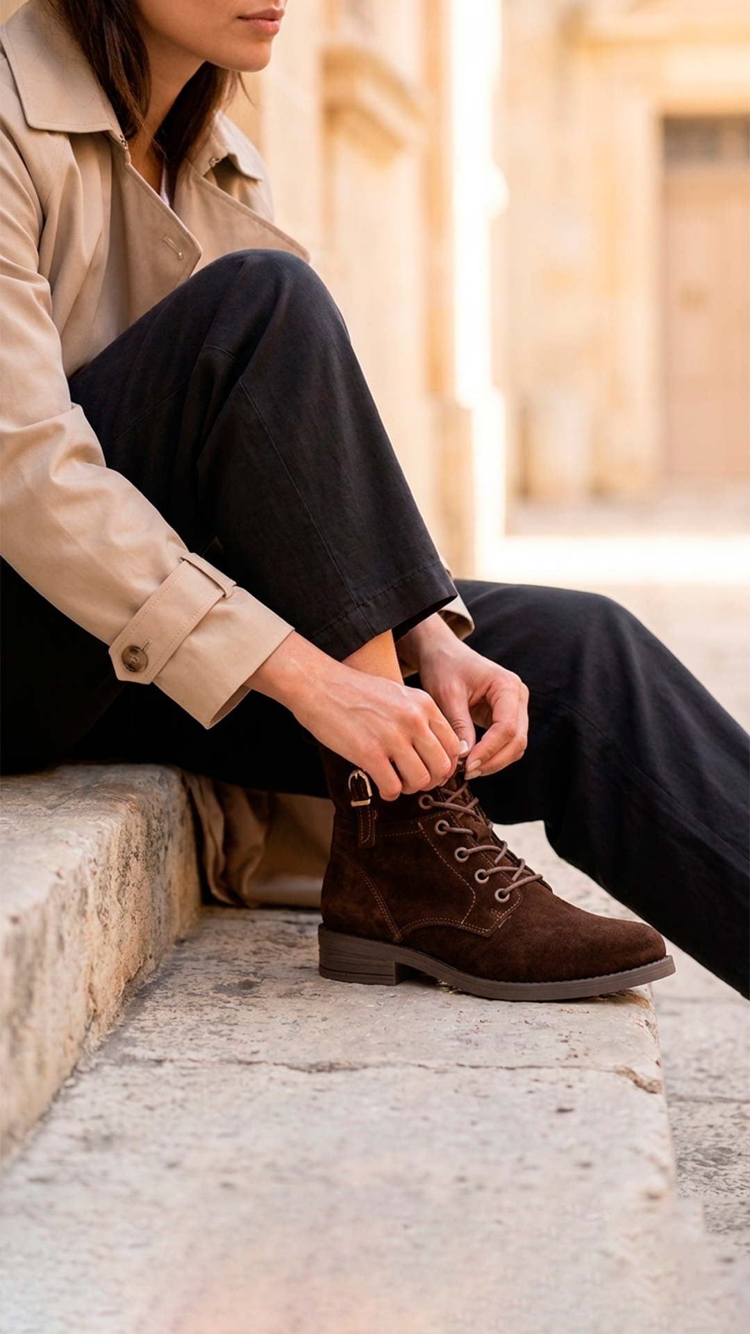 Botins Mulher Salto Raso