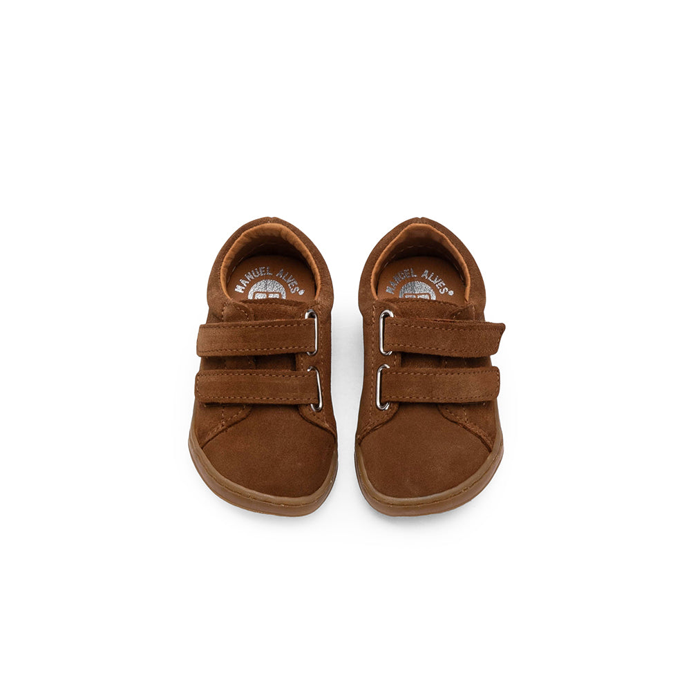 Sapato Casual Criança Camurça Camel