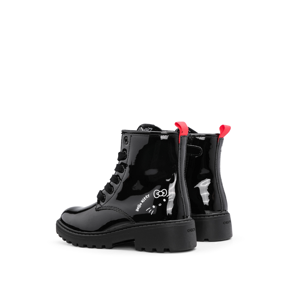 Botim Casual Criança Verniz Preto