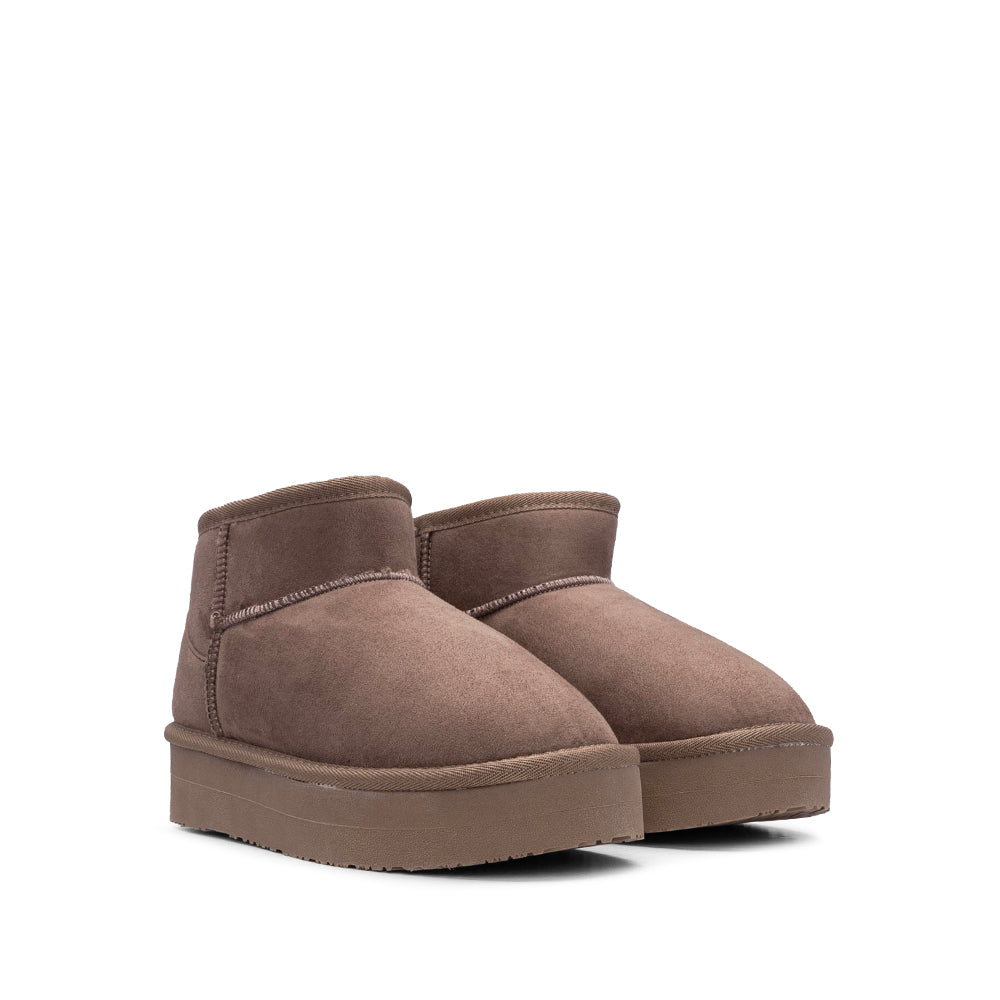 Pantufa Casual Criança Taupe