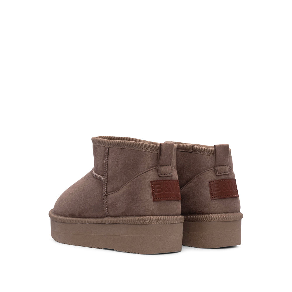 Pantufa Casual Criança Taupe