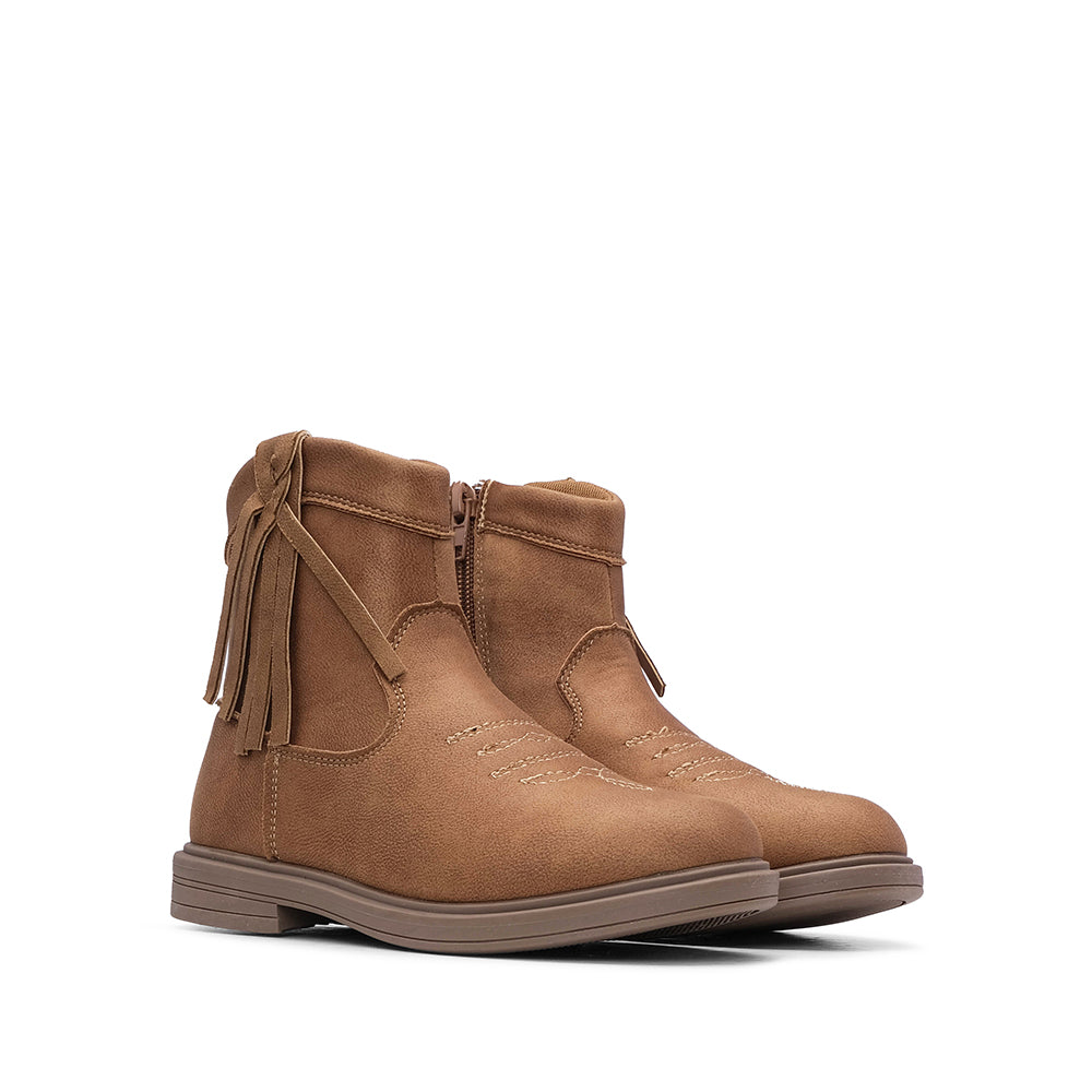 Bota Casual Criança Camel