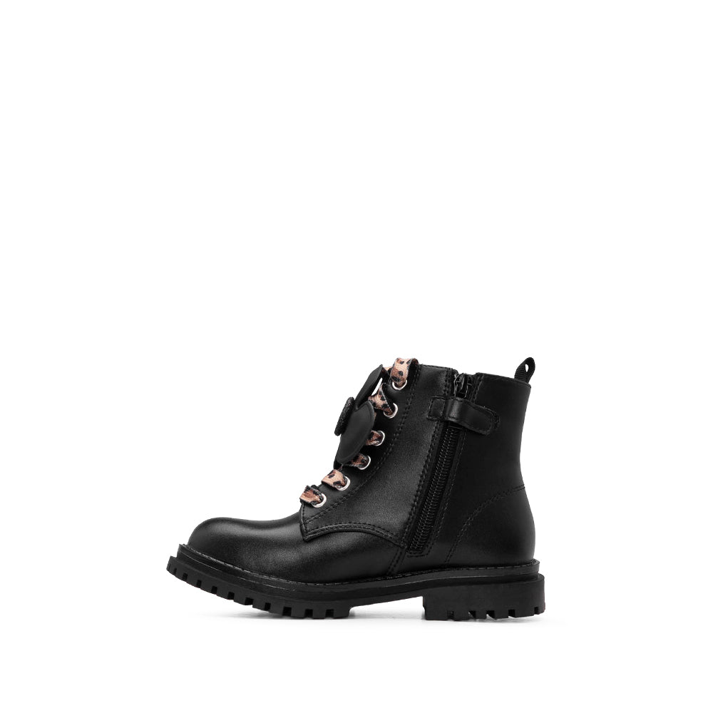 Bota Militar Criança Preto