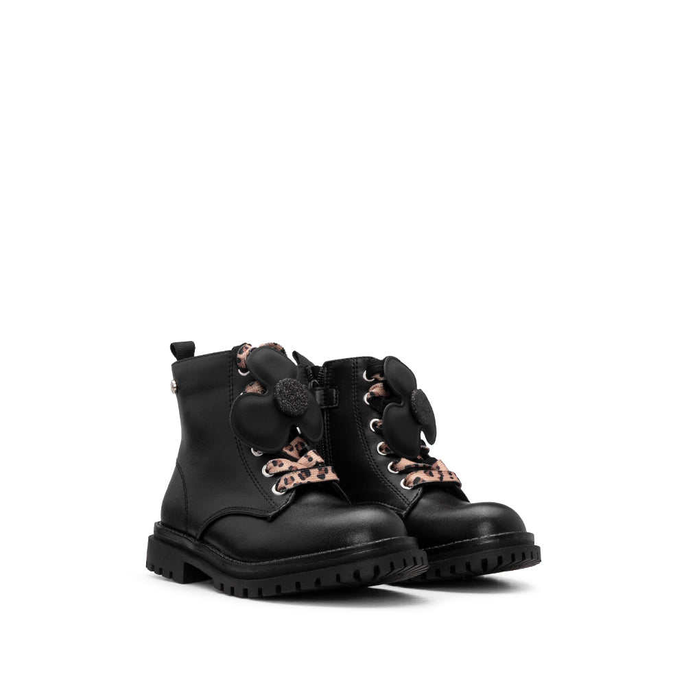 Bota Militar Criança Preto