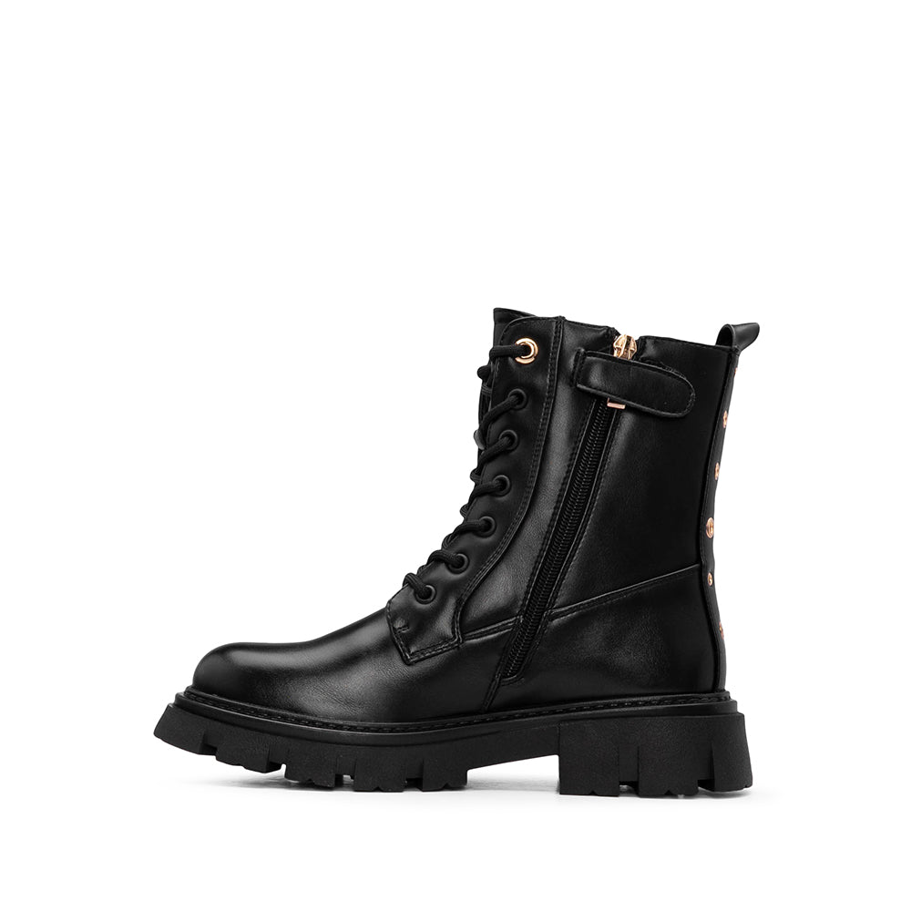Bota Militar Criança Preto
