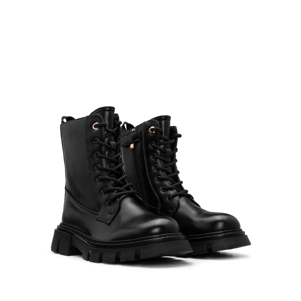 Bota Militar Criança Preto