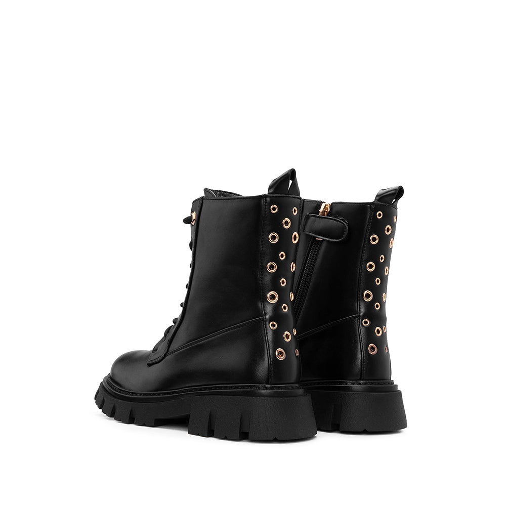Bota Militar Criança Preto