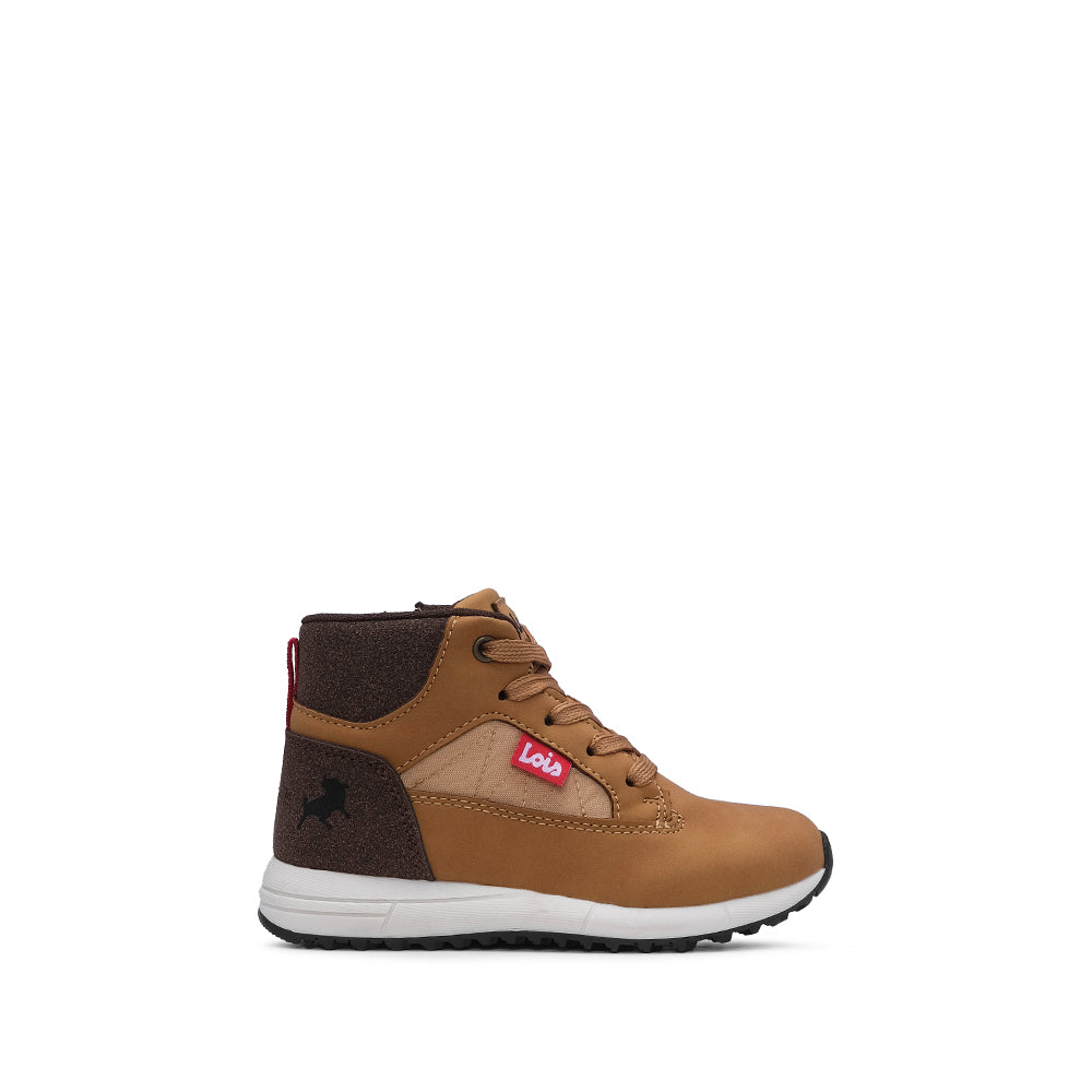 Bota Casual Criança Pele Camel