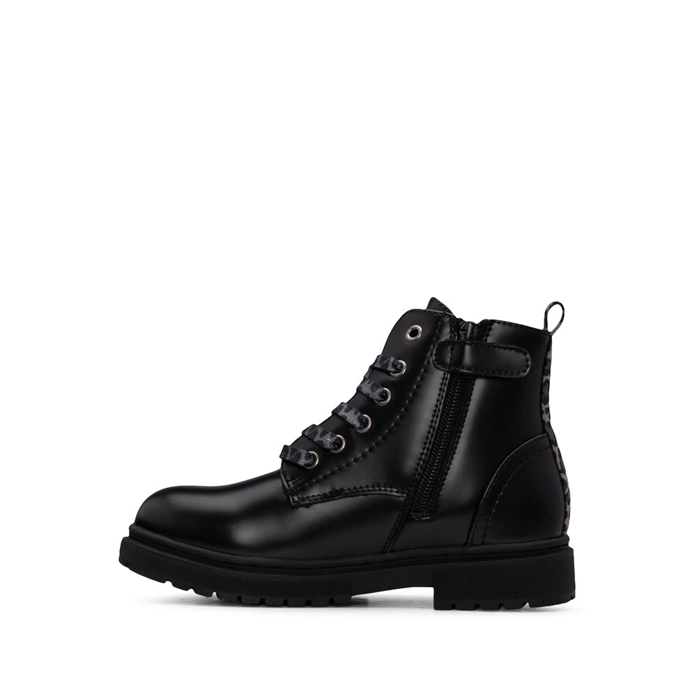 Bota Militar Criança Preto