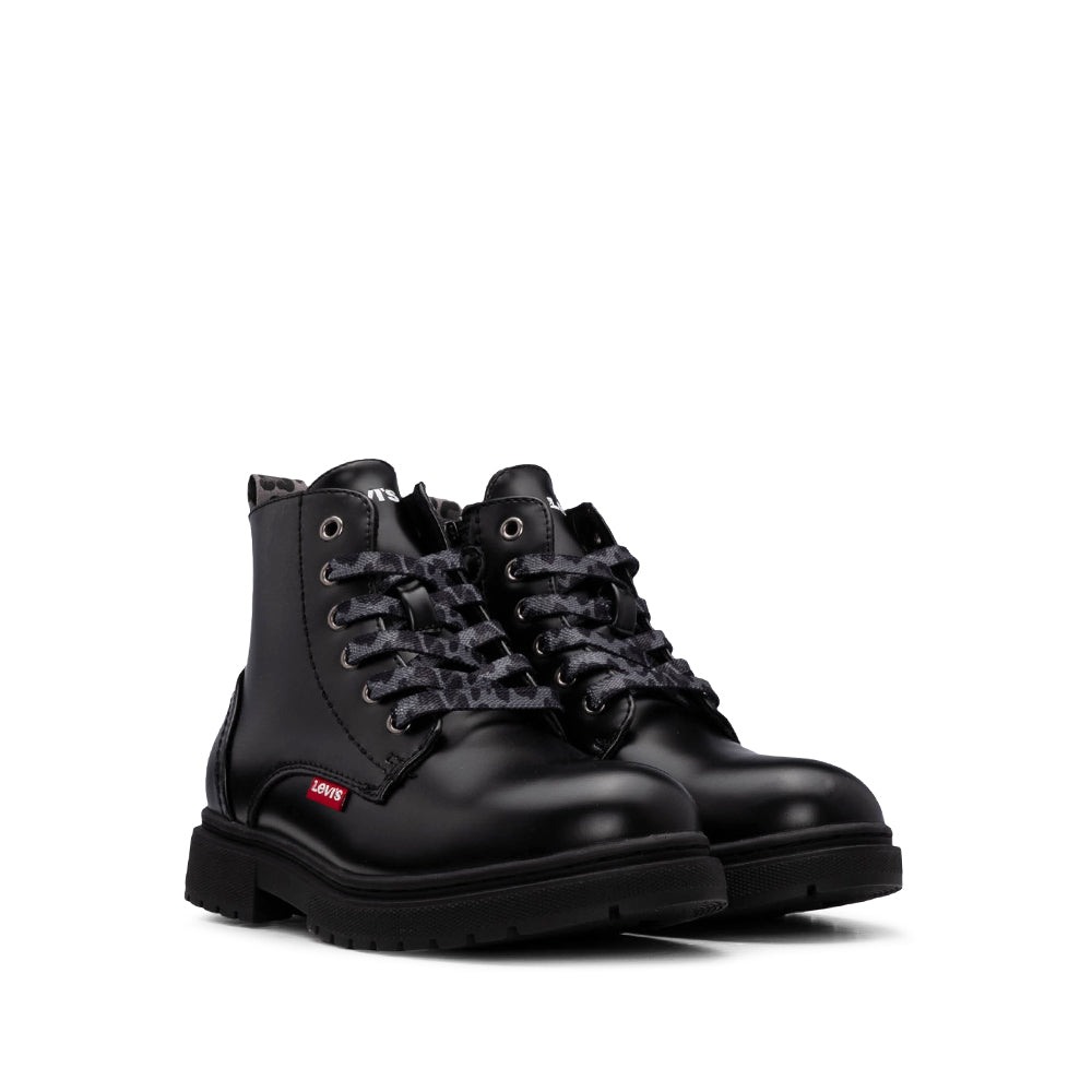 Bota Militar Criança Preto