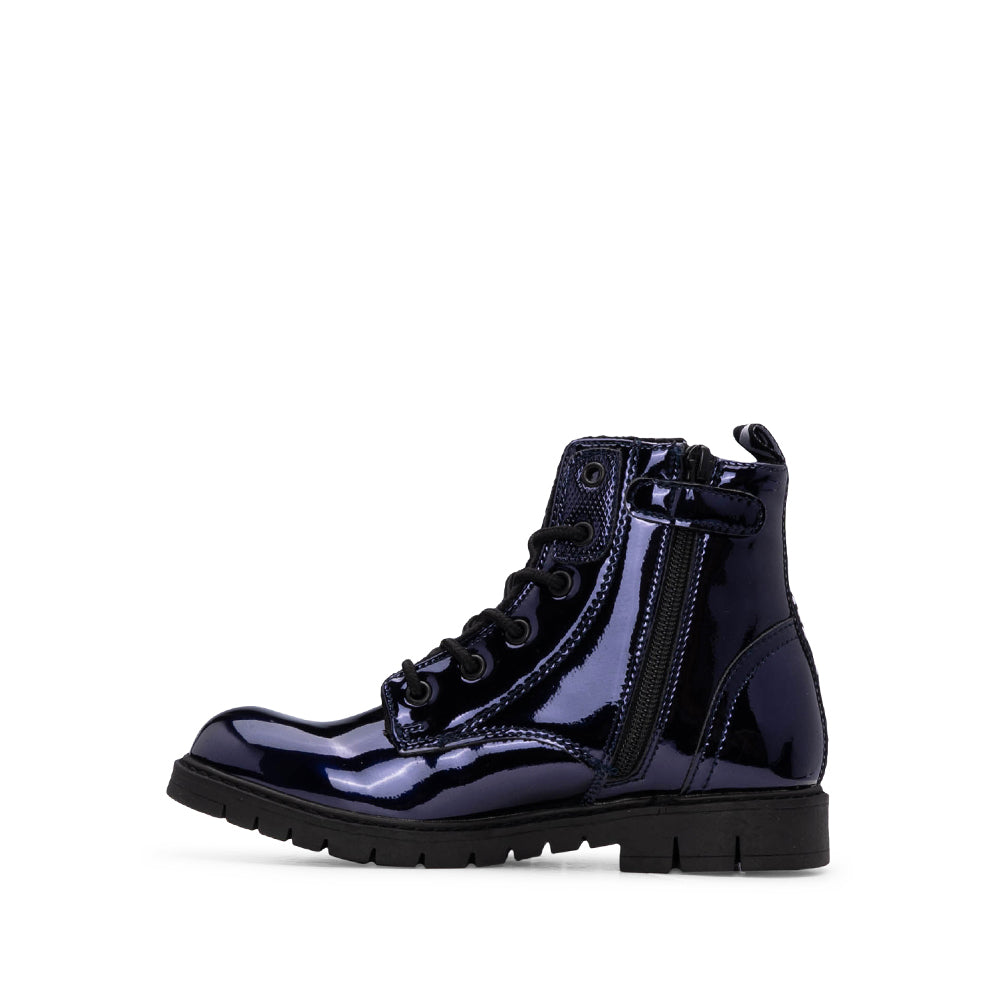 Bota Militar Criança Azul