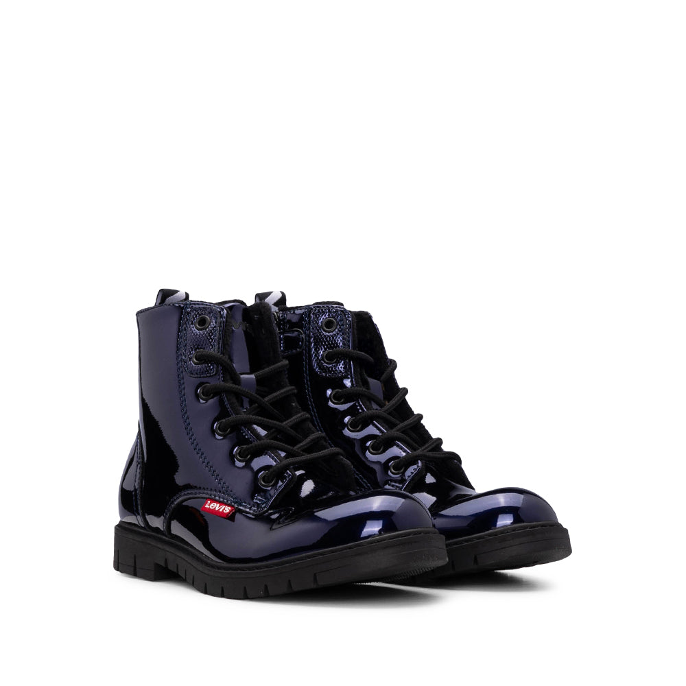 Bota Militar Criança Azul