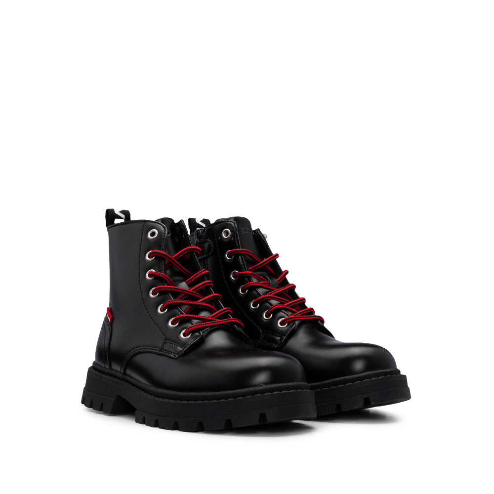 Bota Militar Criança Preto