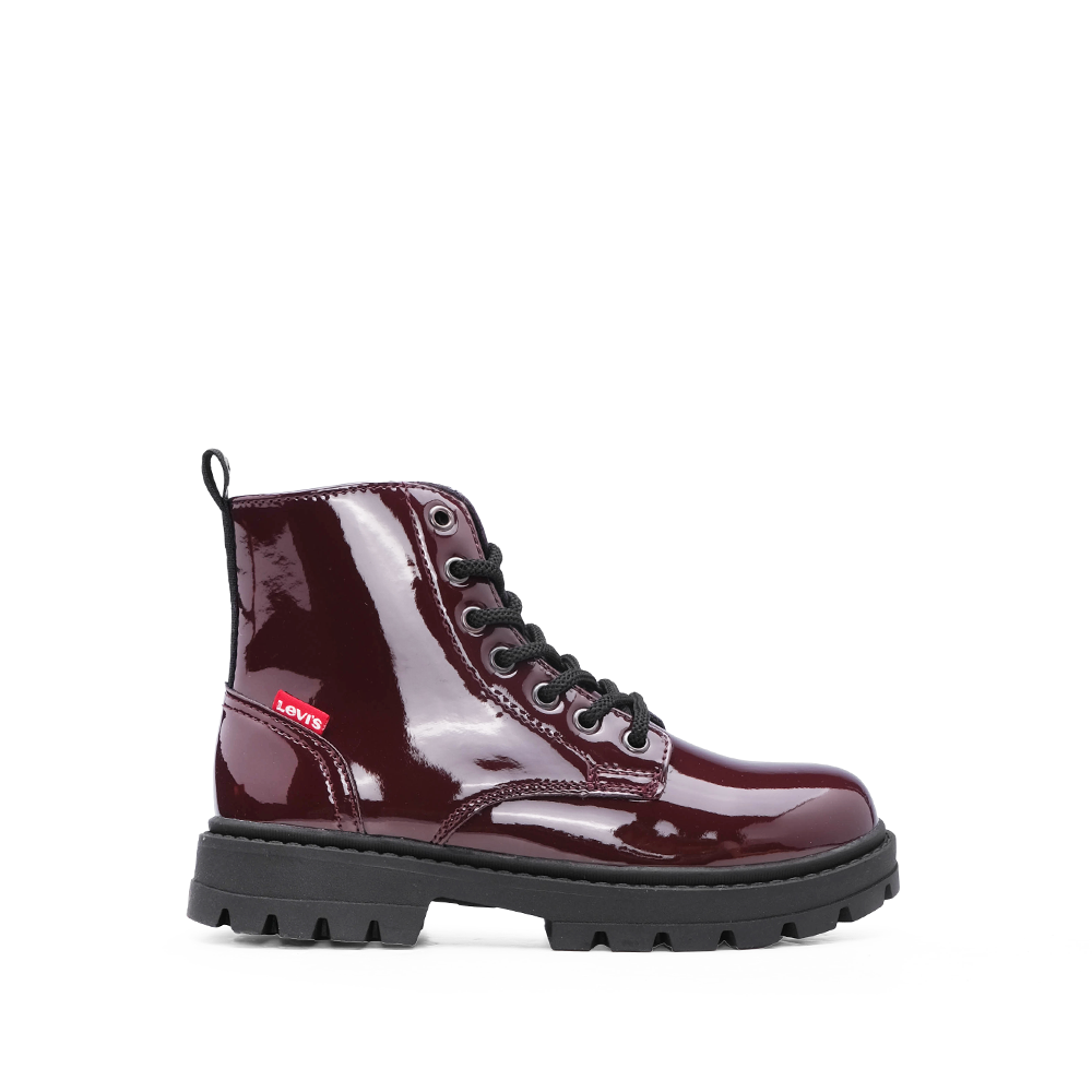 Bota Militar Criança Bordeaux
