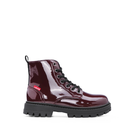Bota Militar Criança Bordeaux