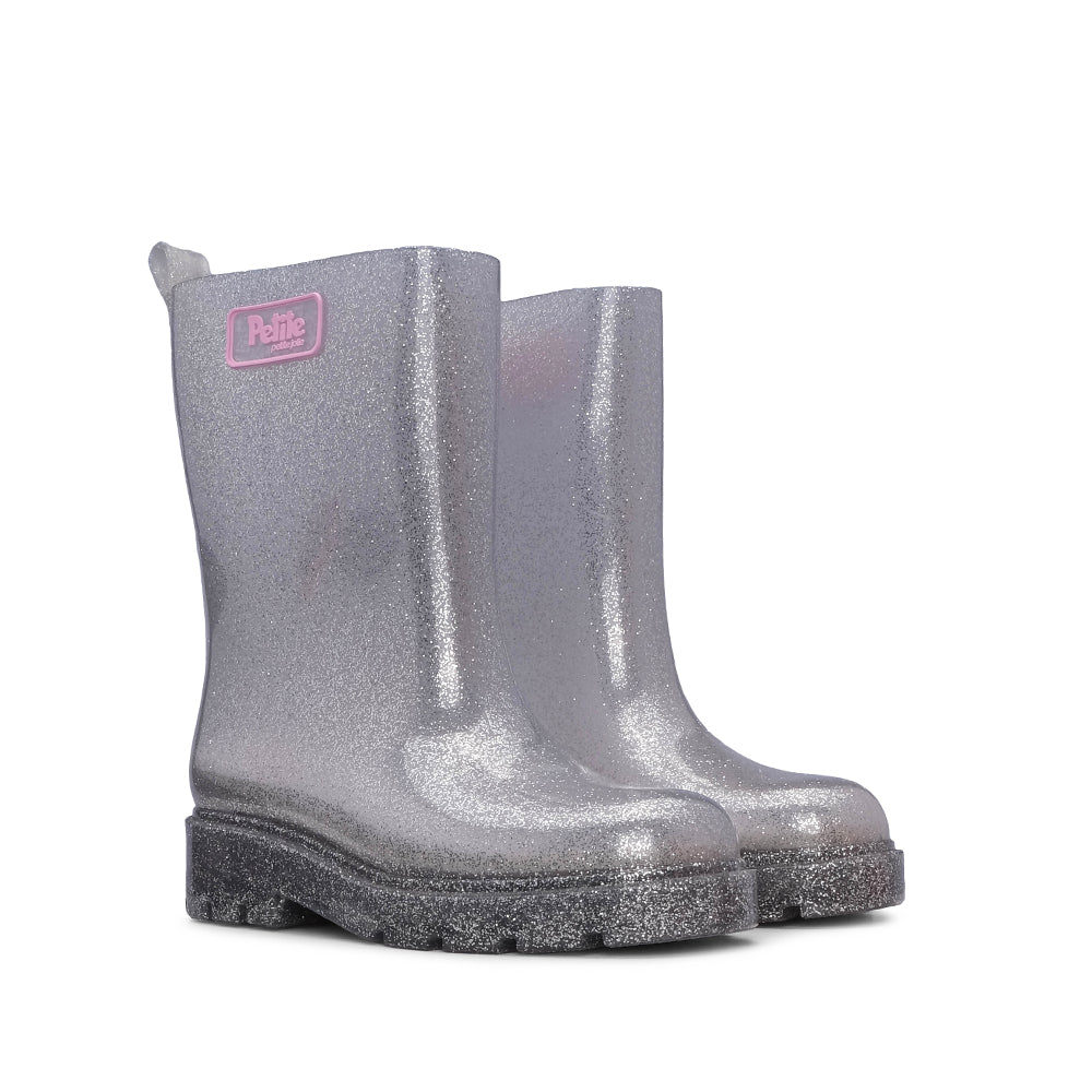 Bota Galochas Criança Prata