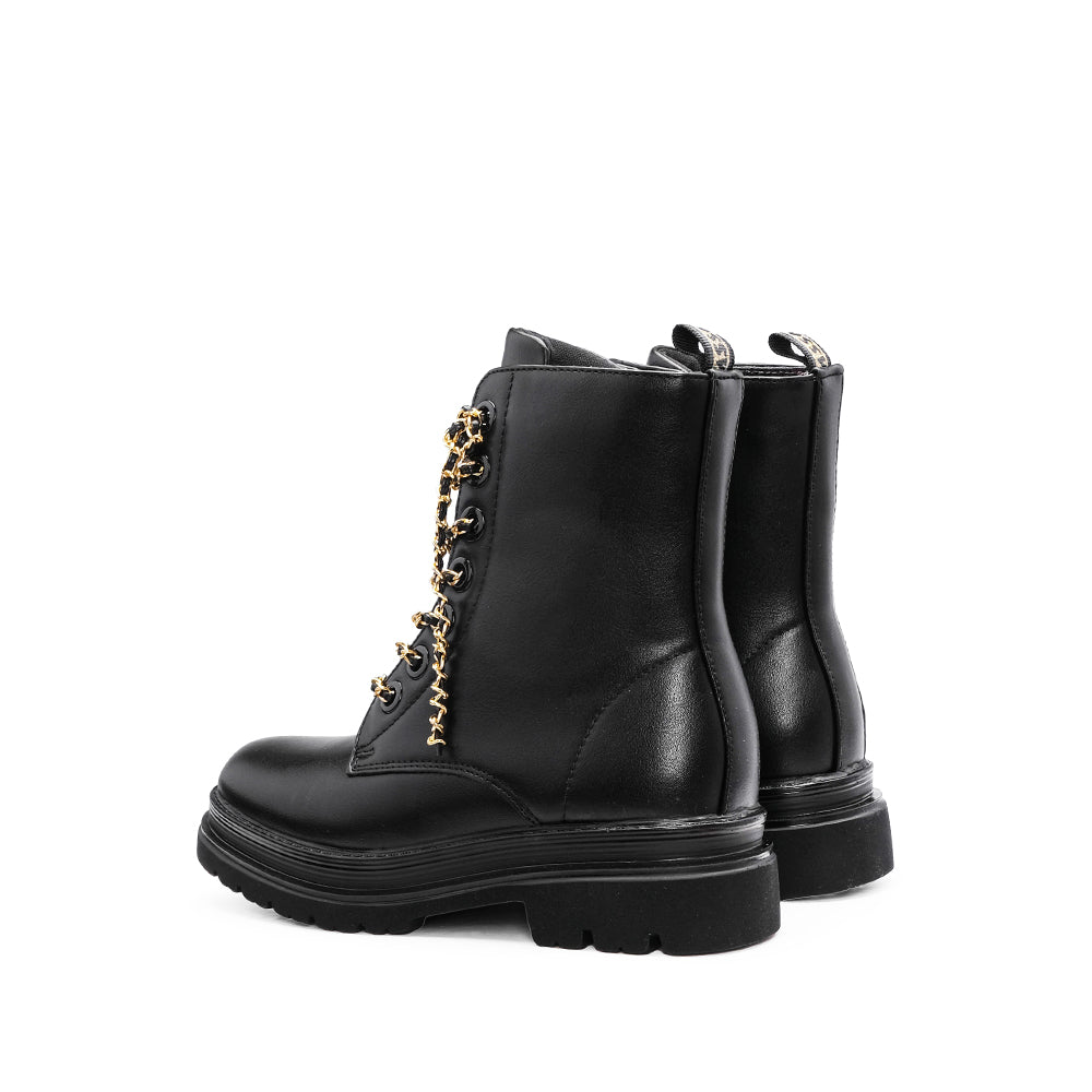 Bota Militar Criança Preto