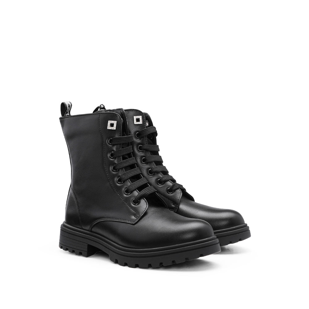 Bota Militar Criança  Preto