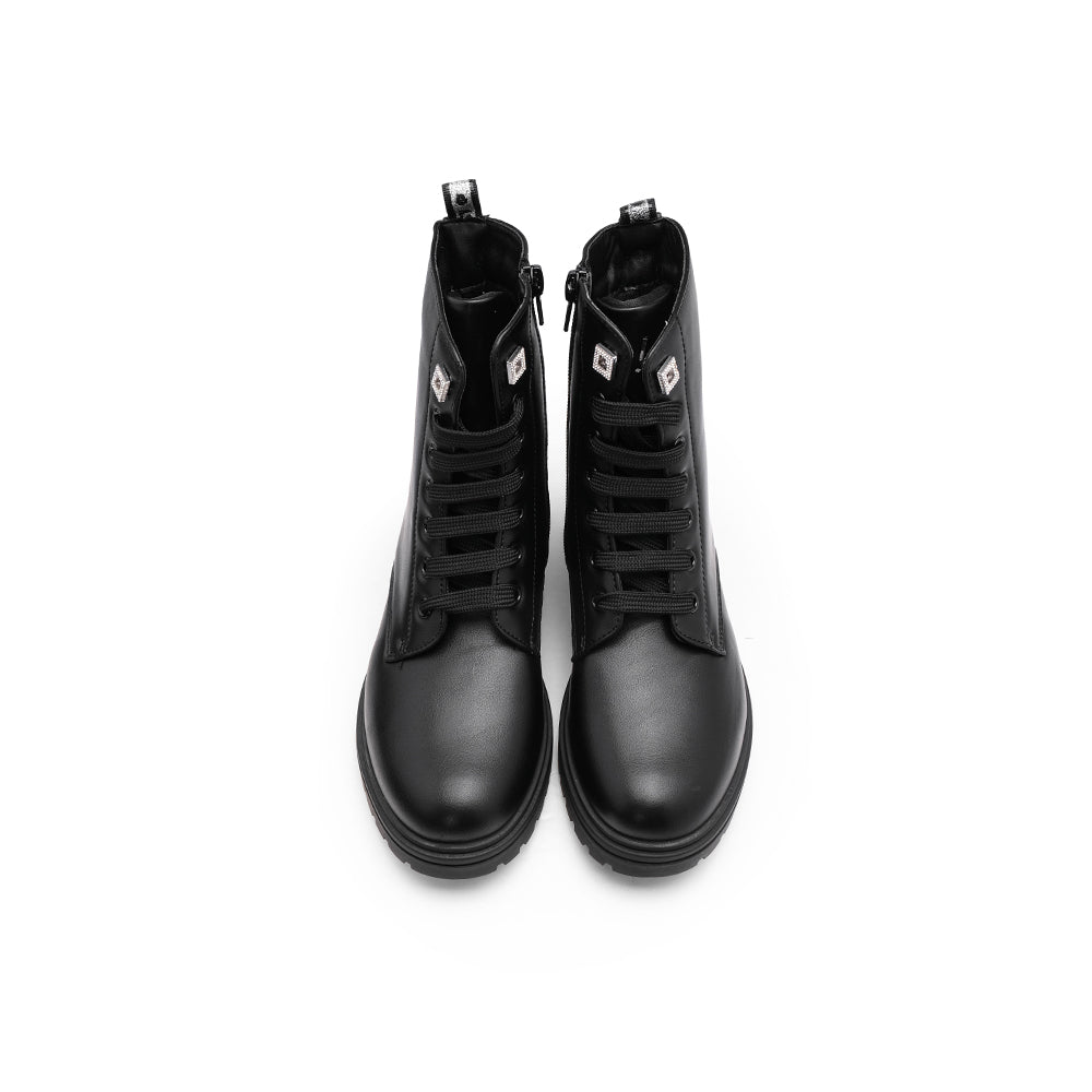 Bota Militar Criança  Preto