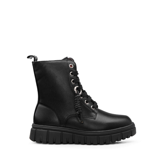 Bota Militar Criança Preto