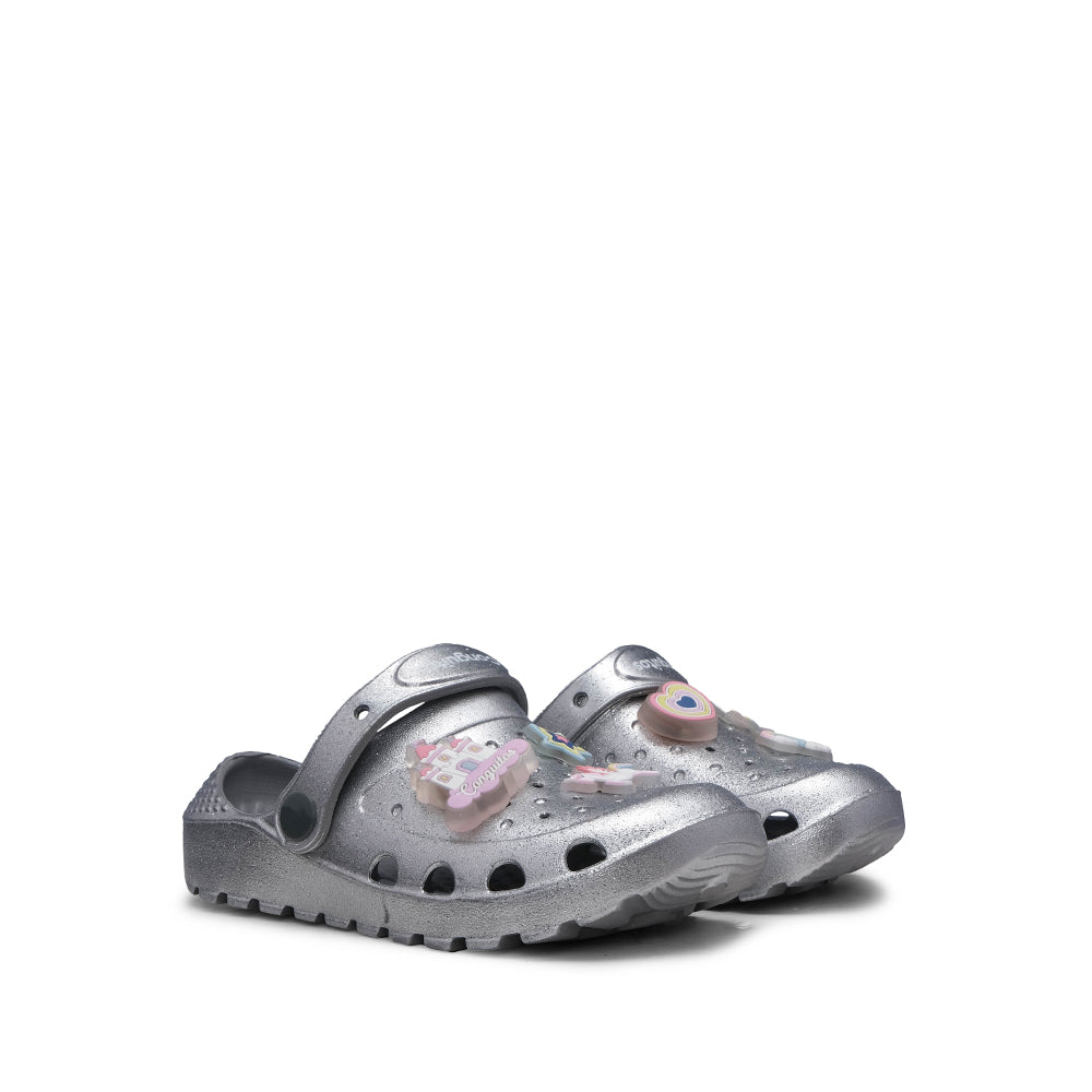 Chinelo Casual Criança Prata