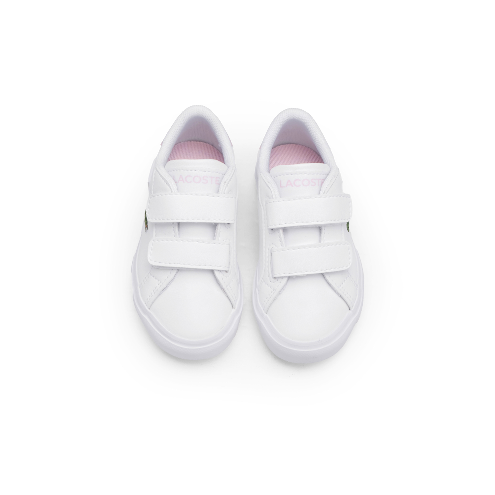 Sapatilha Casual Criança Branco E Rosa