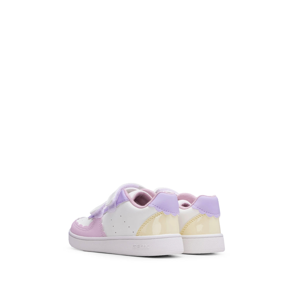 Sapatilha Casual Criança Branco E Rosa