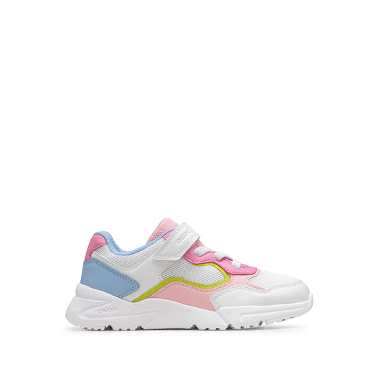 Sapatilha Casual Criança Branco E Rosa