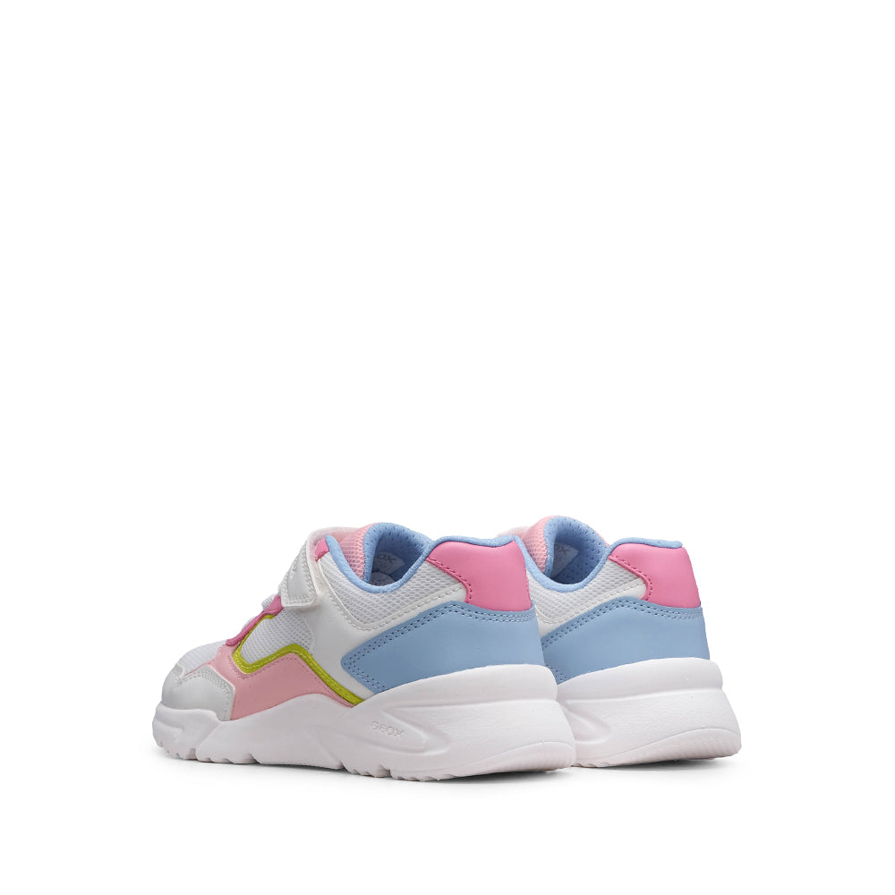 Sapatilha Casual Criança Branco E Rosa