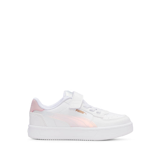 Sapatilha Casual Criança Branco E Rosa