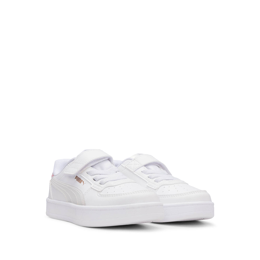 Sapatilha Casual Criança Branco E Rosa