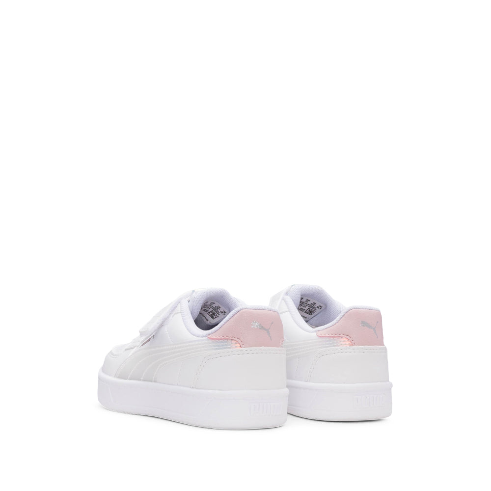 Sapatilha Casual Criança Branco E Rosa