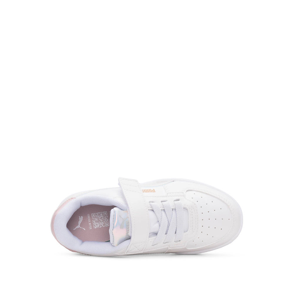 Sapatilha Casual Criança Branco E Rosa
