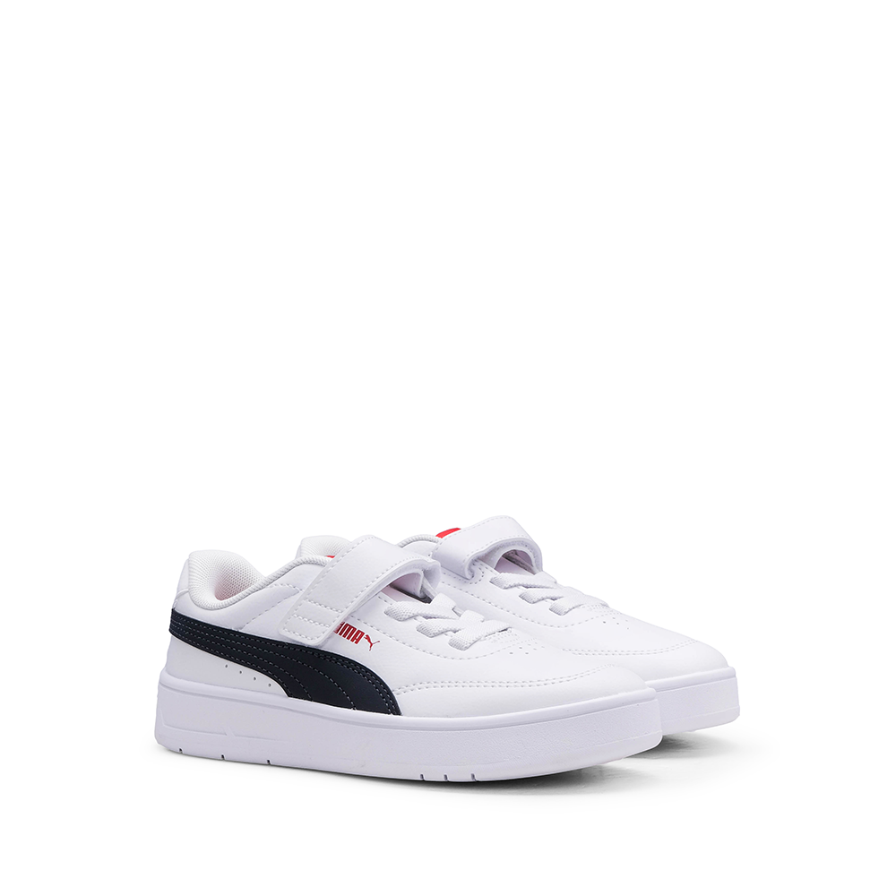 Sapatilha Casual Criança Branco E Azul