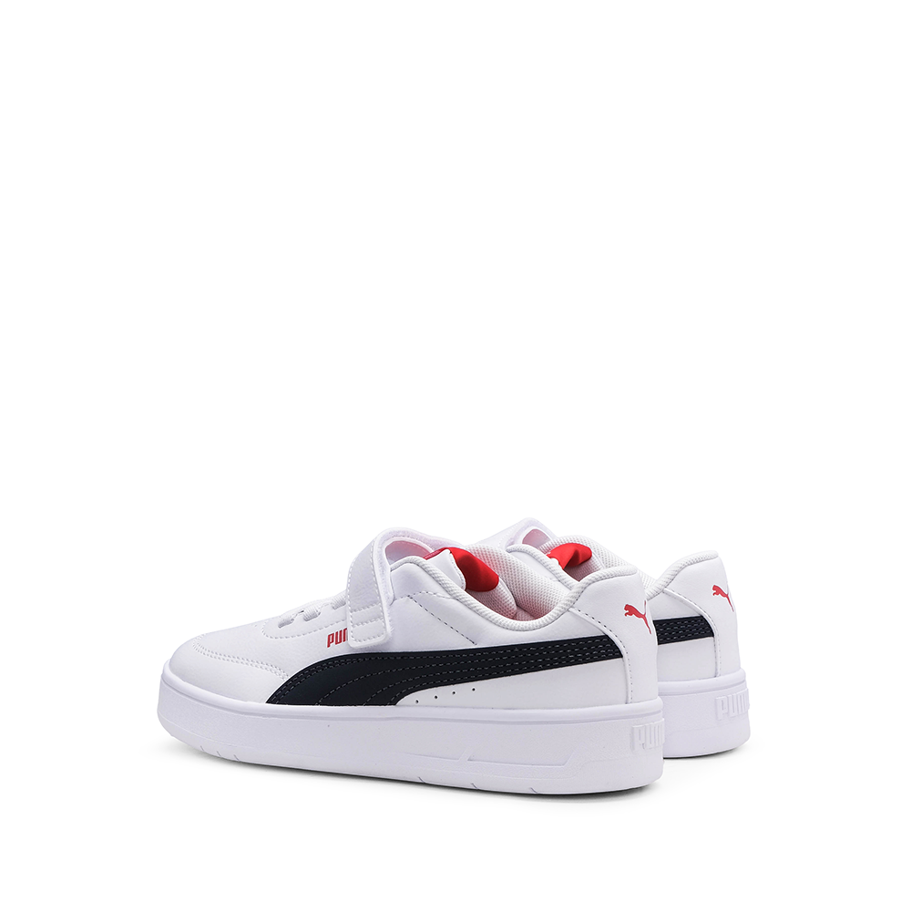 Sapatilha Casual Criança Branco E Azul
