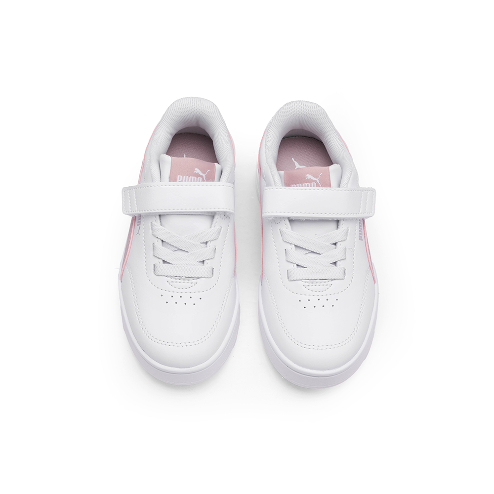 Sapatilha Casual Criança Branco E Rosa